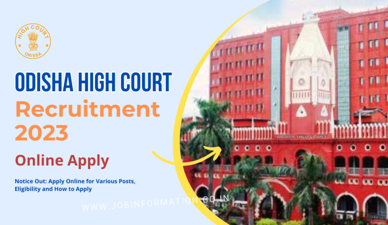 Odisha High Court ASO Recruitment 2023 Notice Out: Apply Online for Various Posts, Eligibility and How to Apply