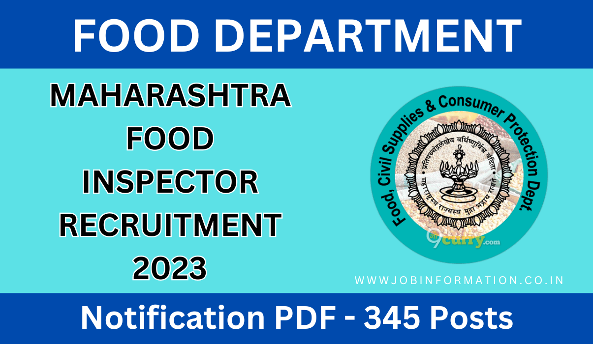 Food Inspector Recruitment 2023: 340+ Vacancies | Notification for Apply Online | Big News