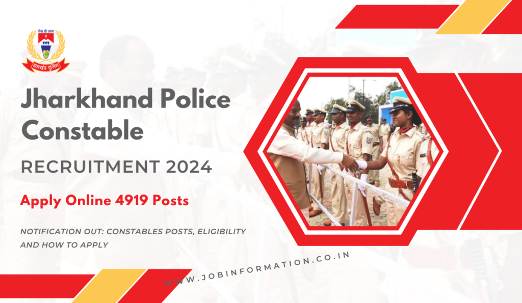 Jharkhand Police Recruitment 2024 Notification Out: Apply Online for 4919 Constables Posts, Eligibility and How to Apply