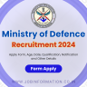 Ministry of Defence Recruitment 2024 PDF: Apply Form, Age, Date, Qualification, Notification and Other Details