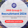 RRB Group D Recruitment 2024 Apply Online for Various Posts, Notification PDF and More Details