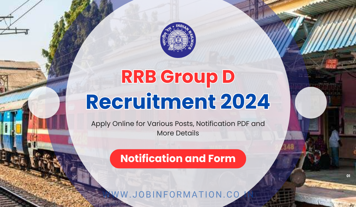 RRB Group D Recruitment 2024 Apply Online for Various Posts, Notification PDF and More Details