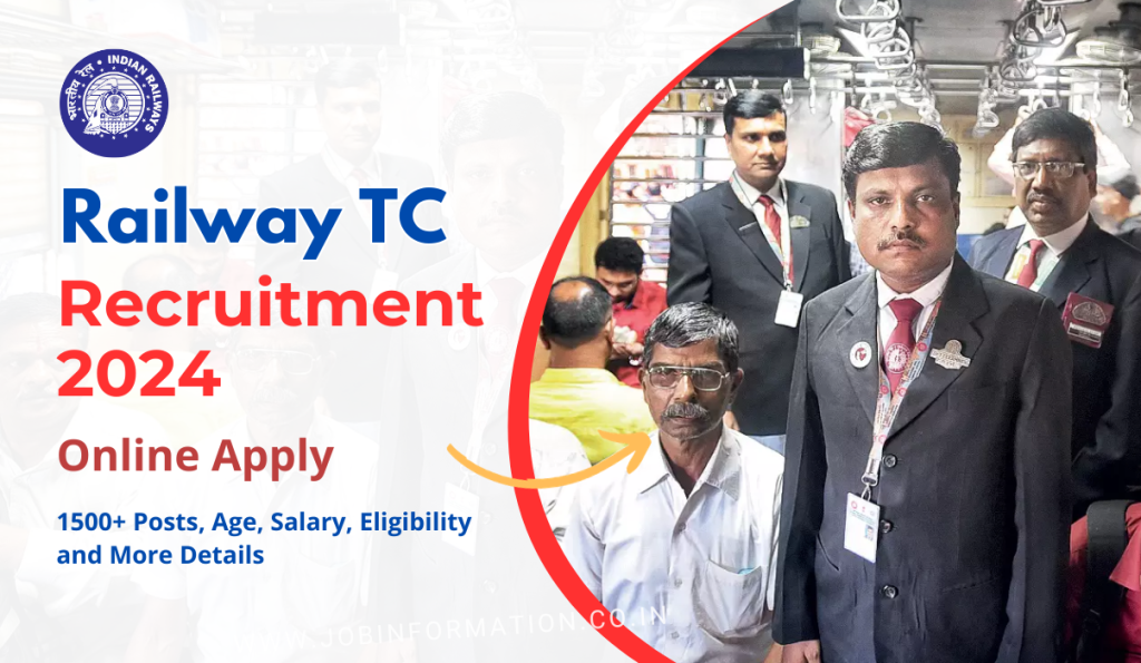 Railway TC Recruitment 2024 Out: Online Apply for 1500+ Posts, Age, Salary, Eligibility and More Details