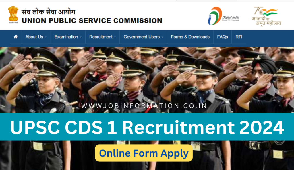 UPSC CDS 1 Recruitment 2024 Notification Out, Apply Online for 457 Posts, Syllabus, Exam Date and More Details