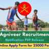 Army Agniveer Recruitment 2024 PDF: Online Application Form for 25000 Posts, Selection Process and How to Apply