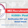 MES Recruitment 2024 Out: Apply Form for 41000+ Posts, Date, Qualification, Notification PDF and Other Details