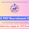 OPSC PGT Recruitment 2024 Out, Apply Online for 1375 Vacancies, Age, Date, Salary, Eligibility Criteria and Apply to Process
