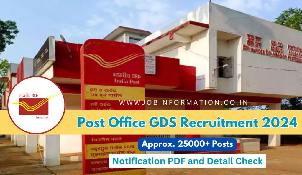 Post Office GDS Recruitment 2024 PDF: Online Form for 25000 Posts, Age, Date, Eligibility Criteria and More Details