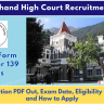 Uttarakhand High Court Recruitment 2024 Notice Out: Online Form for 139 Vacancies, Eligibility and How to Apply