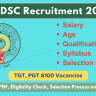 AP DSC Notification 2024 Out: Online Form for TGT, PGT 6100 Vacancies, Eligibility Check, Selection Process and Exam Date