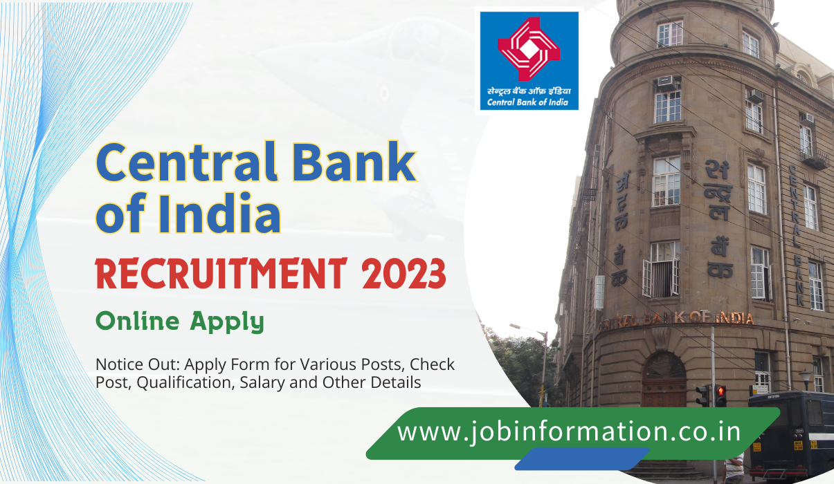 Central Bank of India Recruitment 2024 PDF: Online Form for 3000 Posts, Eligibility Check, Selection Process and How to Apply