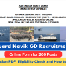 Coast Guard Navik GD Recruitment 2024 Out: Online Form for 260 Posts, Notification PDF, Eligibility Check and How to Apply