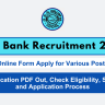 DCC Bank Recruitment 2024 PDF: Online Form for 94 Vacancies, Selection Process and How to Apply @mandyadccbank.com