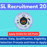 DFSL Recruitment 2024 Out: Online Form for 125 Post, Age, Date, Qualification, Eligibility Check, Selection Process and How to Apply