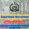 Forest Department Recruitment 2024 PDF: Online Apply for 900+ Vacancies, Eligibility Check, Selection Process and Other Details