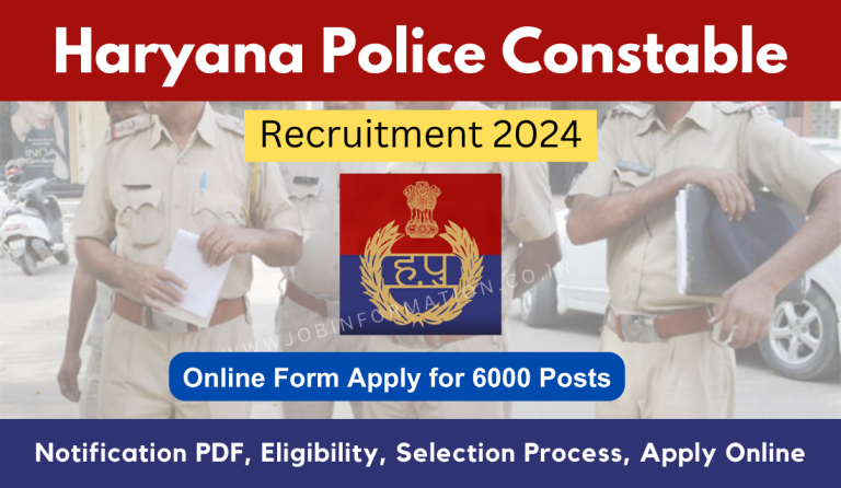 Haryana Police Constable Recruitment Re Notification Pdf Online Form For Posts And