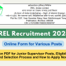 IREL Recruitment 2024 PDF: Online Form for Junior Supervisor Posts, Eligibility Check and Selection Process and How to Apply Now!