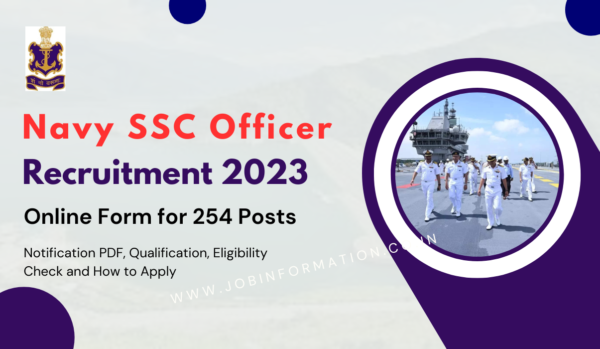 Navy SSC Officer Recruitment 2024 Out: Notification PDF and Online Form, Qualification, Eligibility Check and How to Apply