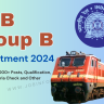RRB Group B Recruitment 2024 PDF: Online Form 5000+ Posts, Qualification, Eligibility Criteria Check and Other Details
