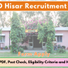 DAHD Hisar Recruitment 2024 OUT: Form Apply for Storekeeper, Eligibility Check, Selection Process and How to Apply