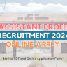 MDU Assistant Professor Recruitment 2024 Notice PDF and Online Application Form