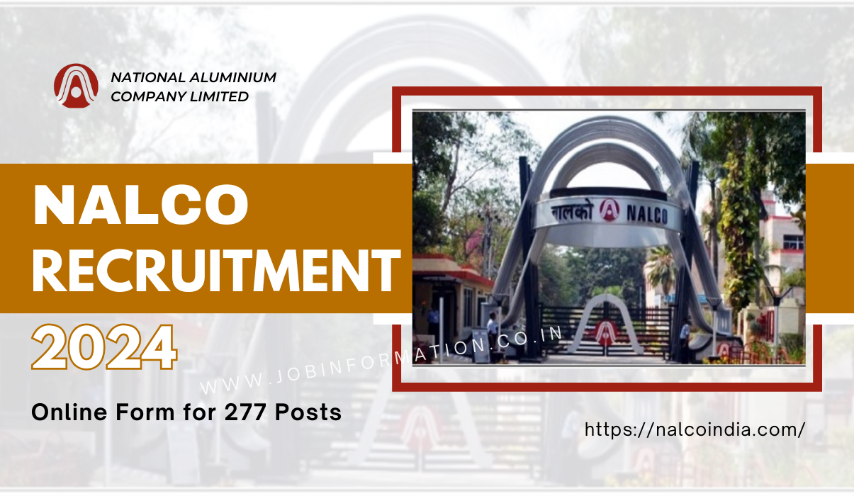 Nalco Recruitment 2024 Notification Online Form For 277 Posts Age