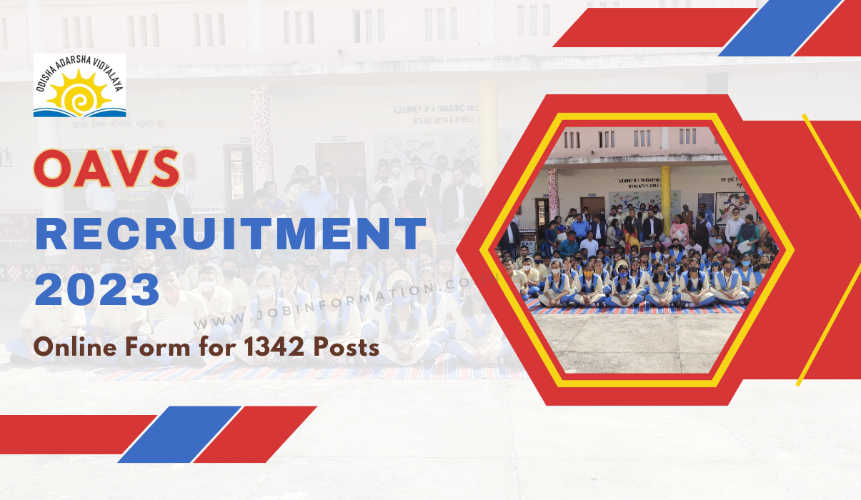 OAVS Recruitment 2024 Online Form: Notification for 1342 Posts, Qualification, Age, Date, Selection Process and Apply to Process