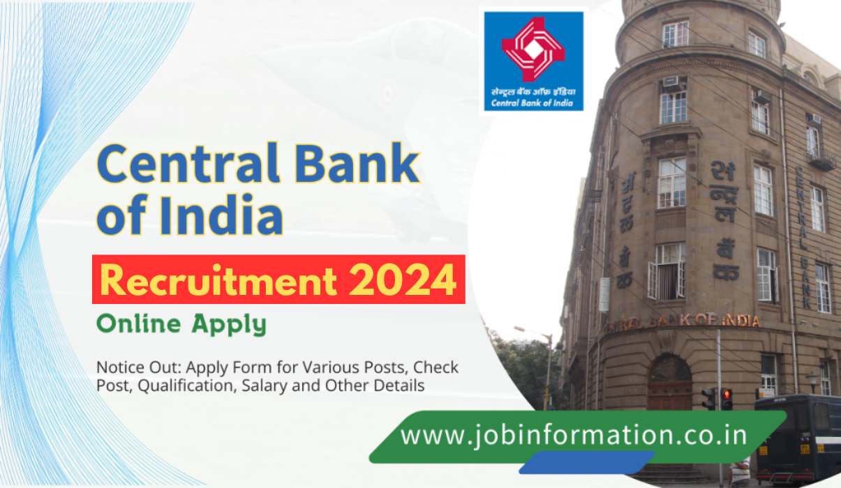 Central Bank of India Recruitment 2024 PDF: Online Form for 3000 Posts, Eligibility Check, Selection Process and How to Apply