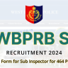 WBPRB SI Recruitment 2024 OUT: Notification for 460+ Vacancies, Check Post, Age, Qualification, Salary and How to Apply