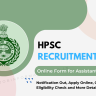 HPSC Assistant Architect Recruitment 2024 Notification Out, Apply Online, Qualification, Eligibility Check and More Details