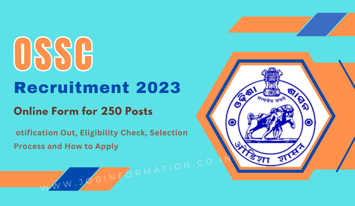OSSC ATO Recruitment 2024 Online Form for 250 Vacancies, Notification Out, Eligibility Check, Selection Process and How to Apply