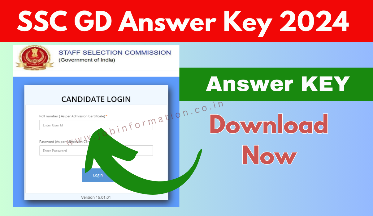 SSC GD Answer Key 2024 Direct Link, Score Card Calculator, Question Paper PDF Download Now