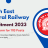 South East Central Railway Recruitment 2024 OUT: Apply Online for Various 1113 Posts, Qualification, Age, Date, Notification Download