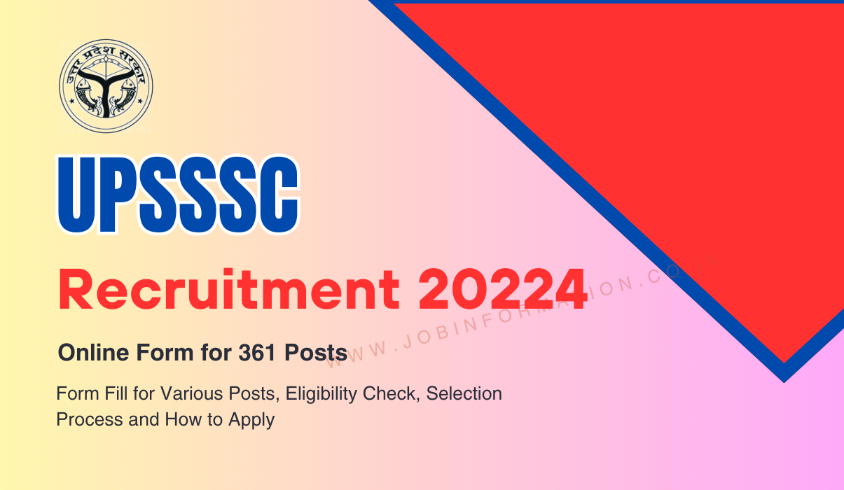 UPSSSC Recruitment 2024 OUT: Junior Analyst 361 Post , Eligibility Check, Selection Process and How to Apply