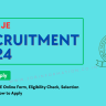 APSC JE Recruitment 2024 Notification, JE Online Form, Eligibility Check, Selection Process and How to Apply