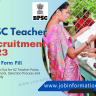 BPSC Recruitment 2024 OUT: Online Apply for 62 Teacher Posts, Eligibility Check, Selection Process and How to Apply