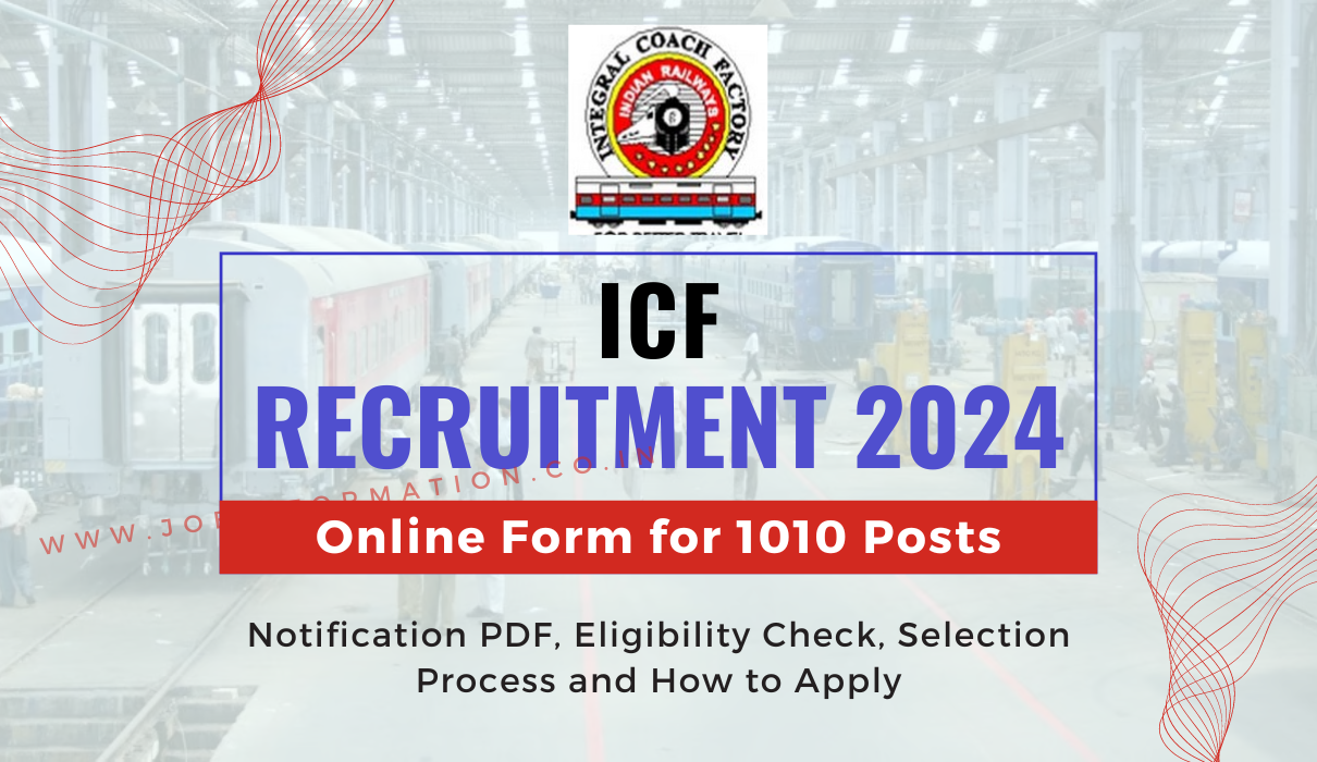 ICF Apprentice 2024 OUT: Apply Online, Vacancies, Qualification, Eligibility Check and Selection Process