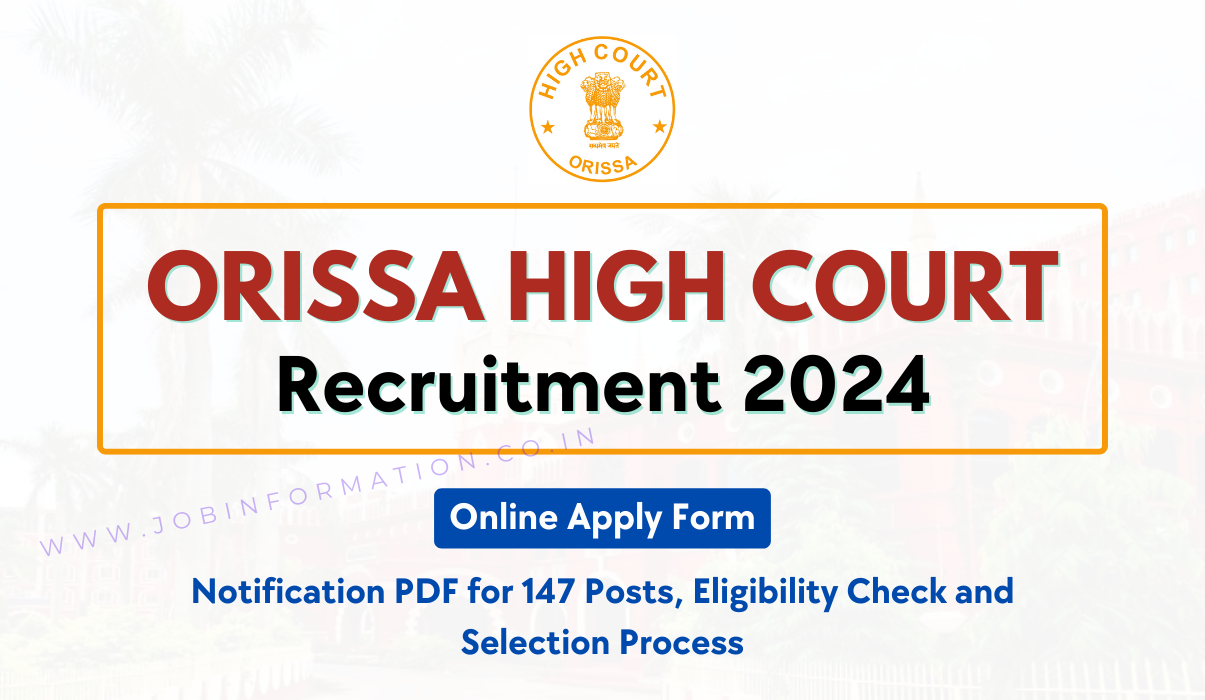 Orissa High Court ASO Recruitment 2024 OUT: Online Form for 147 Posts, Eligibility Check and Selection Process