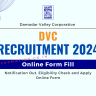 DVC Junior Engineer Recruitment 2024 Notice: Online Form for 64 Post, Eligibility Check and Selection Process
