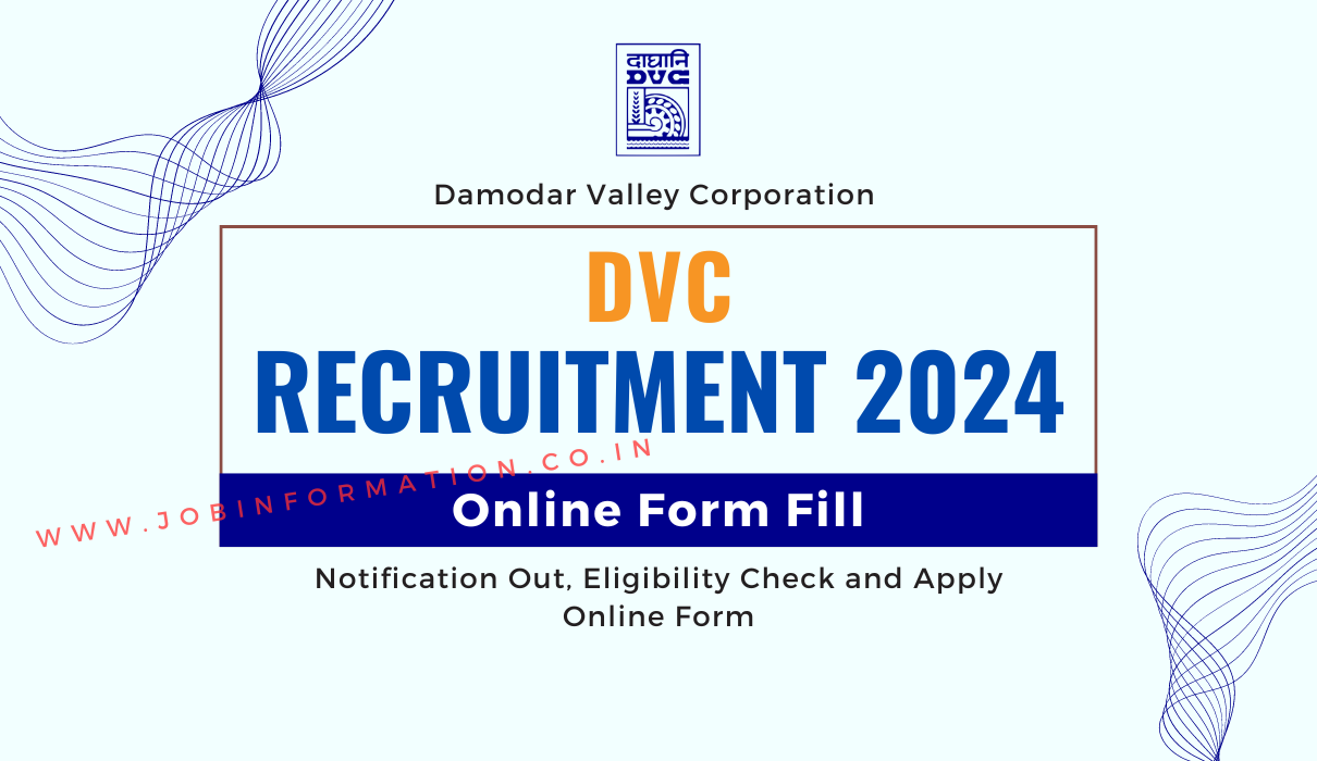 DVC Junior Engineer Recruitment 2024 Notice: Online Form for 64 Post, Eligibility Check and Selection Process