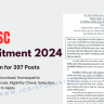 UPSSSC Recruitment 2024 OUT: Online Form for 397 Posts, Eligibility Check and Selection Process