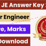 SSC JE Answer Key 2024: Date, Link, PDF Download, Score Card, Marks