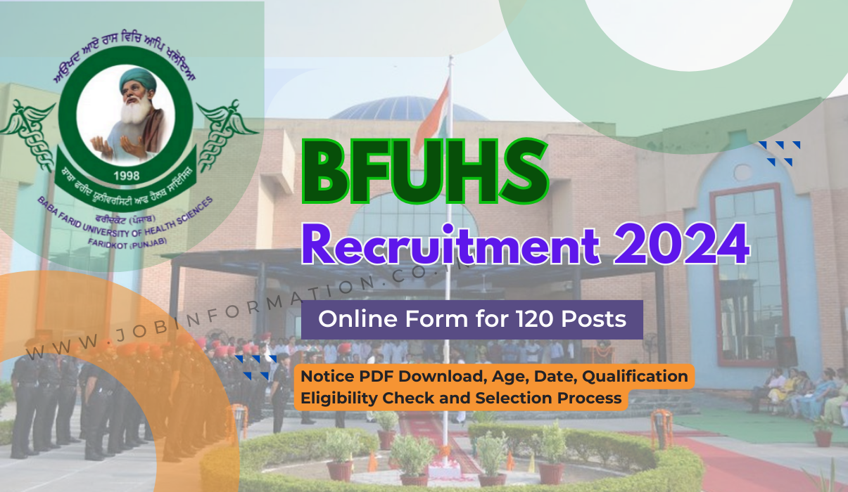 BFUHS Staff Nurse Recruitment 2024 OUT: Apply Online for 120 Post, Eligibility Check and Selection Process