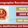 SSC Stenographer Recruitment 2024 Notice: Online Form for 2006 Posts Grade C & D, Qualification, Exam Dates and Other Details