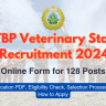 ITBP Veterinary Staff Recruitment 2024 Out: Online Form for HC, Constable, Age, Date, Qualification and How to Apply