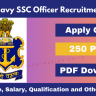 Indian Navy SSC Officer Recruitment 2024 Out: Apply Online for 250 Posts, Age, Date, Qualification and Other Details