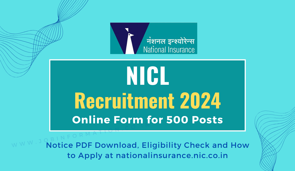 NICL Assistant Recruitment 2024 OUT: Online Form for 500 Vacancy, Eligibility Check and How to Apply at nationalinsurance.nic.co.in