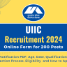 UIIC Recruitment 2024 Out: Form Apply for 200 Posts, Age, Date, Qualification and Other Details