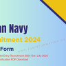 Indian Navy 10+2 Btech Cadet Entry Recruitment 2024 Out: July 2025 Online Form, Notification PDF Download