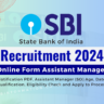 SBI Bank SO Recruitment 2024 Out: Apply Online for 169 Posts, Age, Date, Qualification and Other Details
